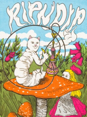 RIPNDIP Nerm In Wonderland Hoodie ID 592067 Blue Tomato